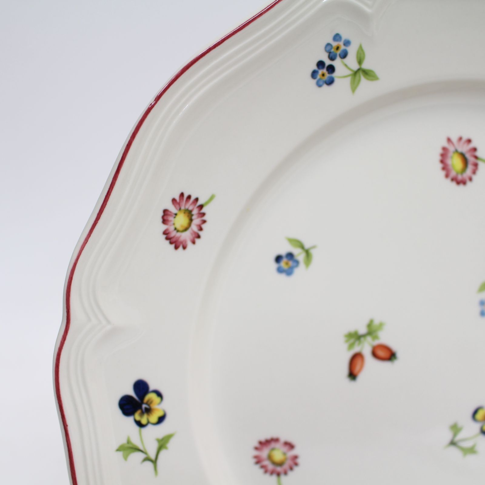 IS439)【6枚セット/美品】ビレロイ＆ボッホ Villeroy＆Boch プチフルール 24cm プレート 皿 Petite Fleur -  メルカリ