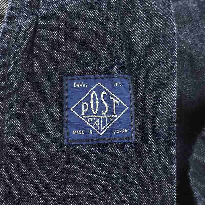 POST O'ALLS / ポストオーバーオールズ | E-Z NAVY : light denim