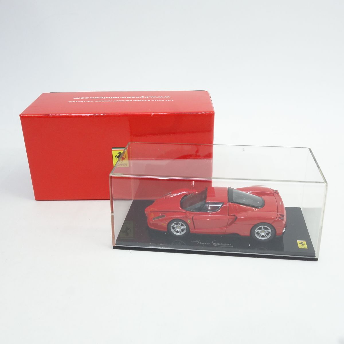 京商 1/43 フェラーリ エンツォ レッド ミニカー ※中古/難有