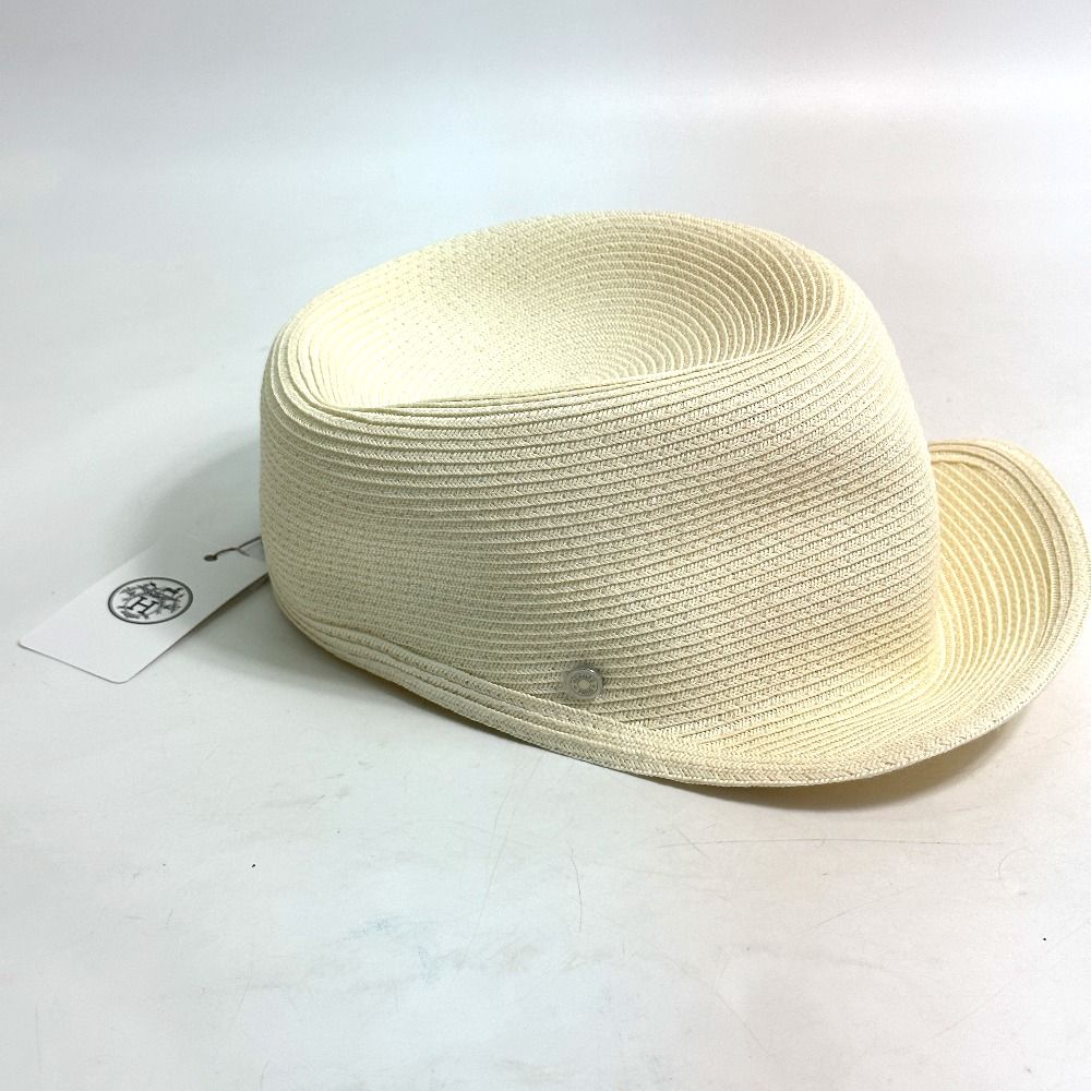 HERMES エルメス キャップ エマ ストローキャップ ポリエステル