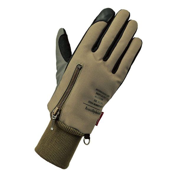 【新品】Rosso Style Lab ロッソスタイルラボ レディース ミリタリーウィンターグローブ SAND/KHAKI Sサイズ RSG-341 (2553536)