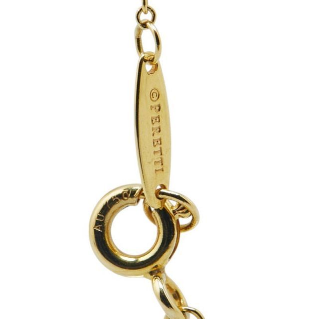 中古 美品 ティファニー ネックレス バイザヤード ダイヤモンド K18YG  