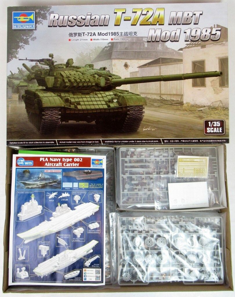 Trumpeter 1/35 ソビエト軍 T-72A主力戦車 (Mod.1985) 09548