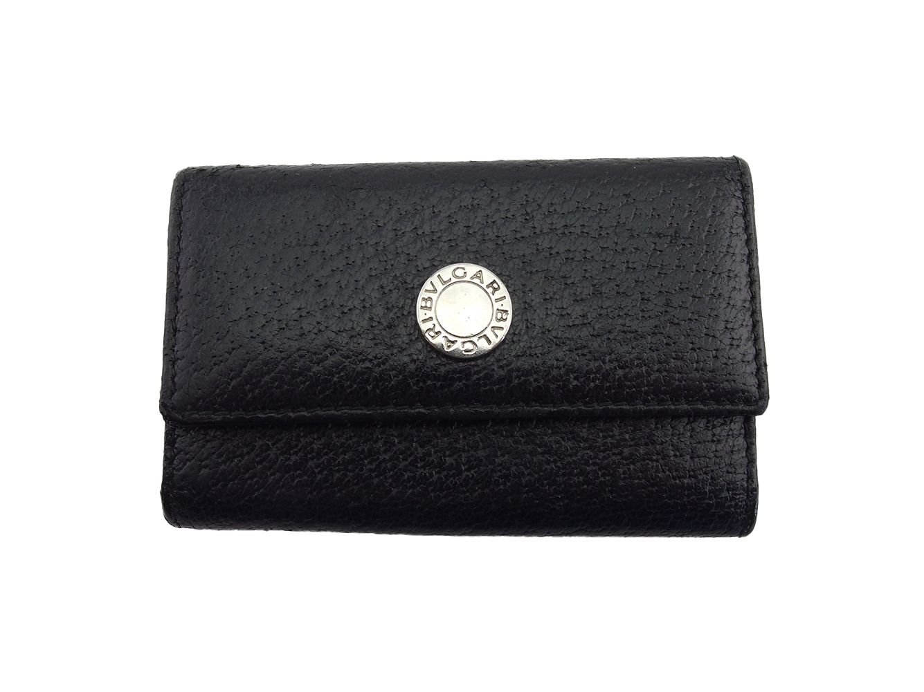 ✨プレゼント梱包✨　BVLGARI キーケース　ロゴマニア　クラシコ ブルガリ BVLGARI キーケース クラシコ ロゴボタン ブラック