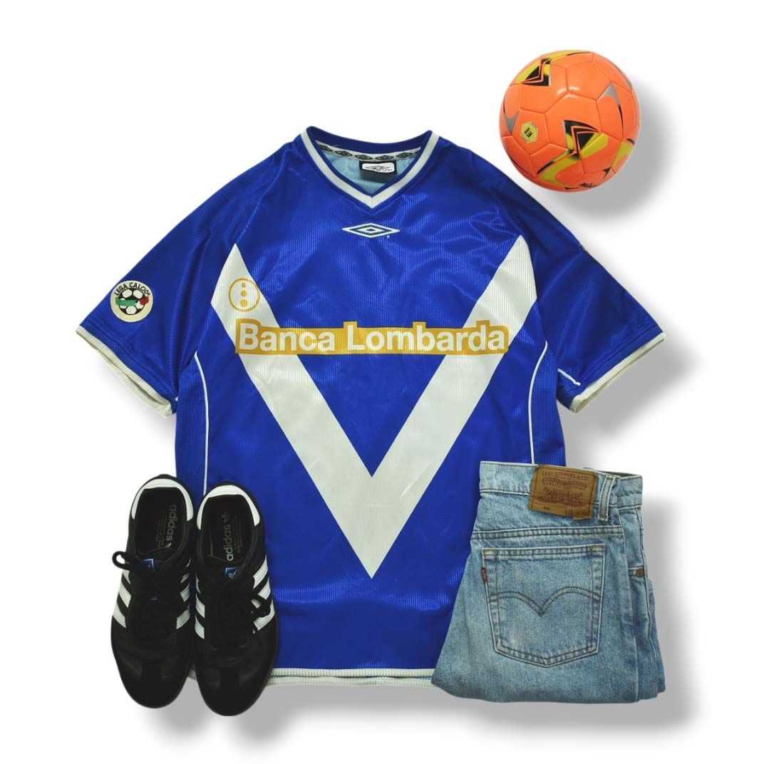 アンブロ UMBRO ブレシア カルチョ Brescia Calcio 2002-03 HOME