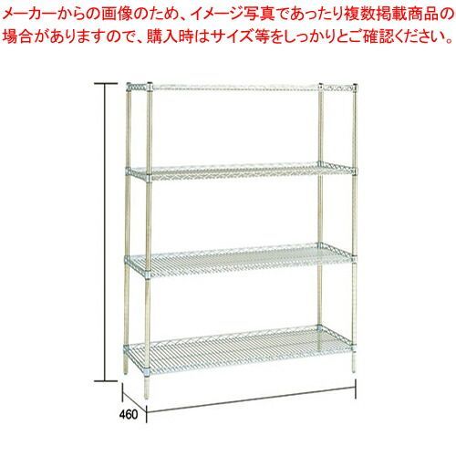 サイドアップエレクターシェルフセット MU1820×P2200×4段