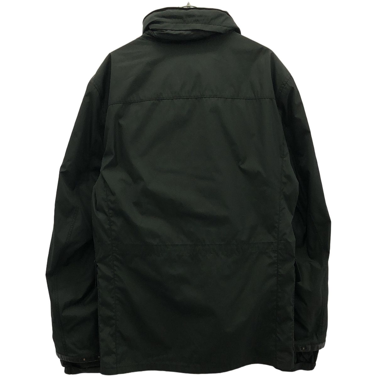 PRADA プラダ ブルゾン 黒 40(M位) 4103725A0035 PRADA プラダ ウールライナー付き ジップアップナイロン