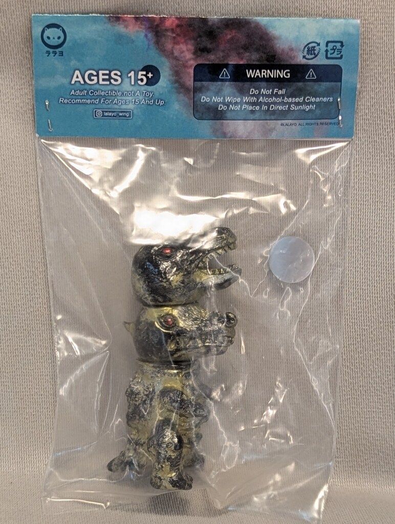 LALATOY LALAYO 双頭恐竜 ソフビ 5月26日(月)18時より抽選開始】【LALATOY】双生恐竜王が登場