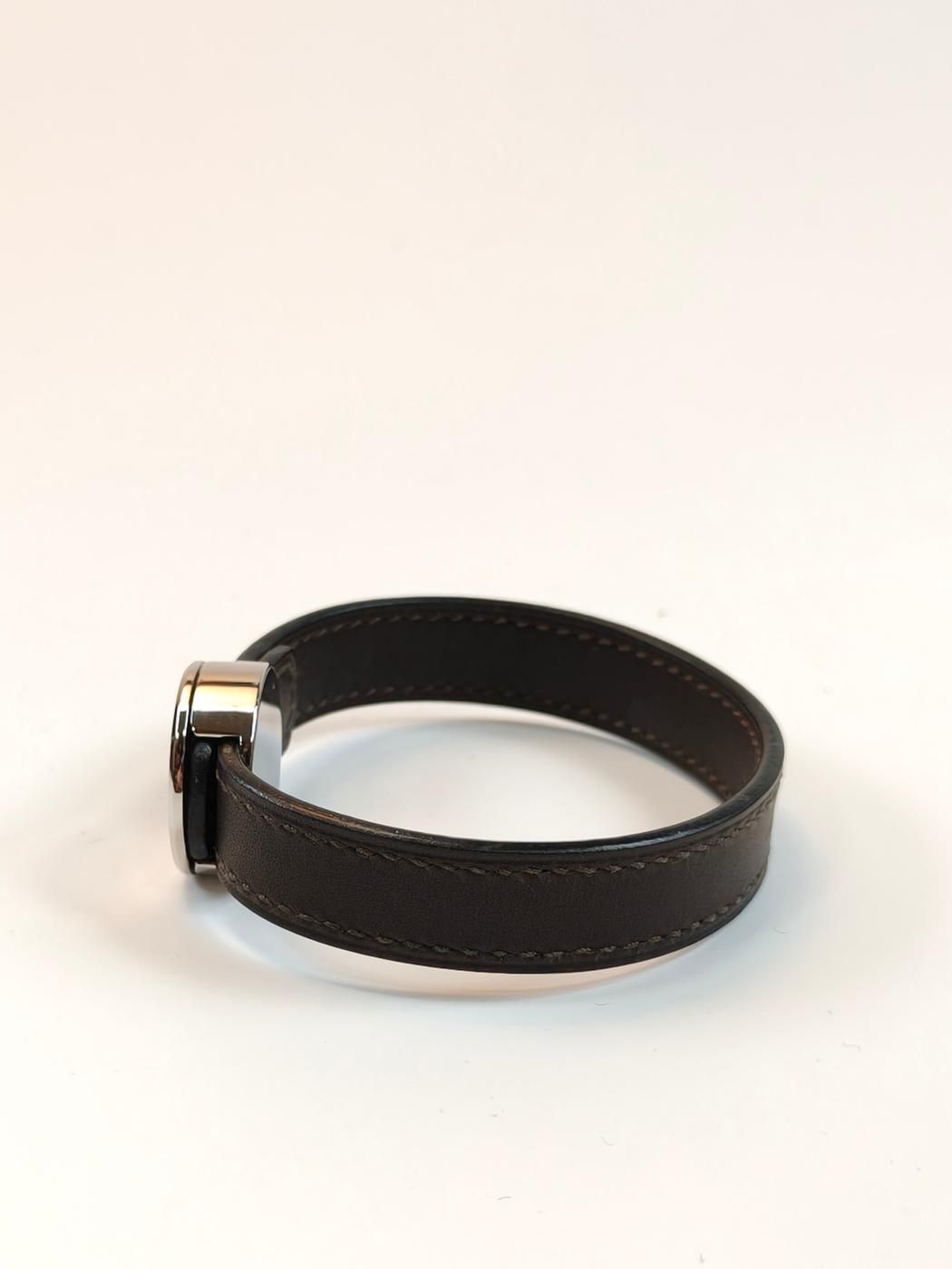 HERMES エルメス セリエ ルーピング ブレスレット シルバー金具