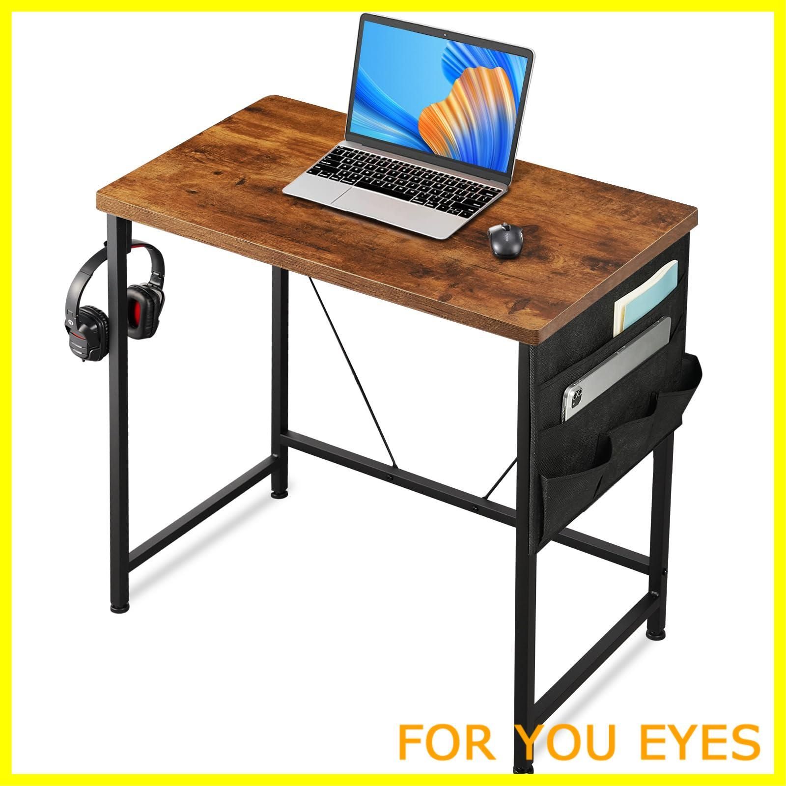 【数量限定】YeTom ミニデスク 机 pcデスク 幅60cm 勉強机 desk 子 コンパクトデスク パソコンデスク 収納袋付き学習机 小さい  コンパクトデスク ミニデスク つくえ 作業机 在宅ワークデスク ビ