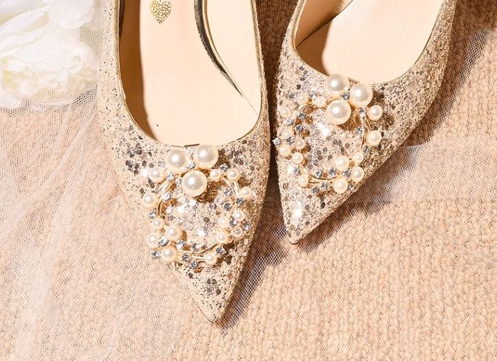 パーティーシューズ 太ヒール