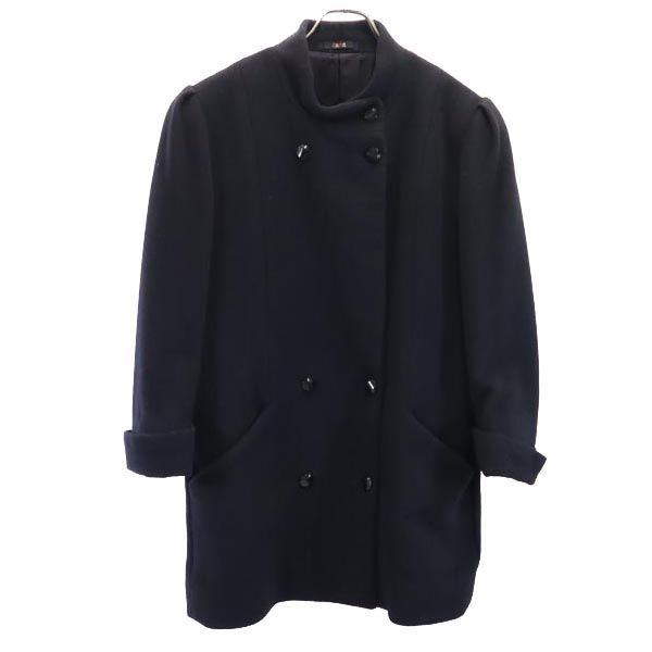 DAKS ネイビー ボタン付きコート 新品未使用♡ nag-14594_001.jpg