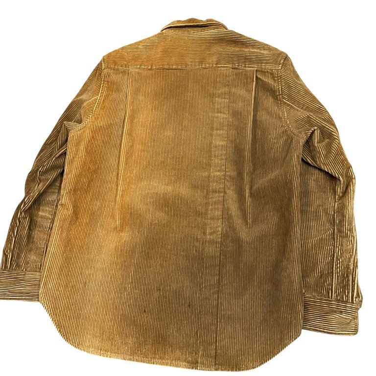 COMME des GARCONS SHIRT 太畝コーデュロイジップアップシャツ
