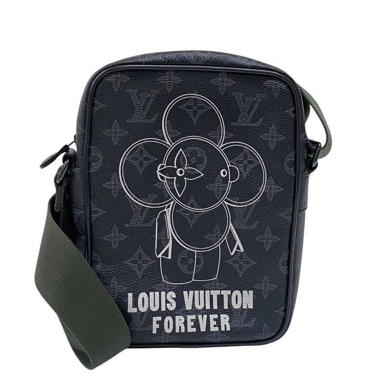 ルイ ヴィトン LOUIS VUITTON ダヌーブPM ヴィヴィエンヌ M43677 モノグラム エクリプス メンズ ショルダーバッグ