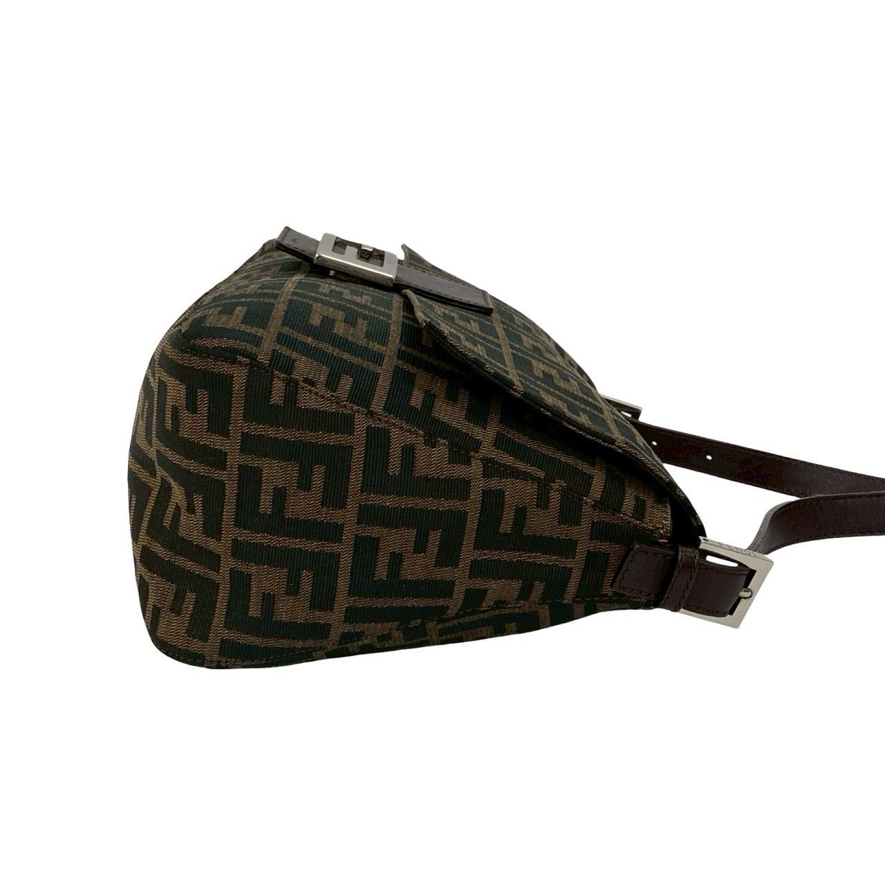 美品✨FENDI マンマバケット ワンショルダー ジャージ FFロゴ レザー 美品✨FENDI マンマバケット ワンショルダー ジャージ FFロゴ