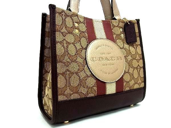 □新品□未使用□ COACH コーチ C8406 シグネチャー キャンバス×レザー