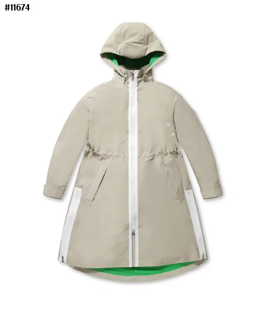 レディースゴルフウェア オーバーサイズ ロング トレンチ ジャケット - G FORE ジーフォア ニーハイソックス セット