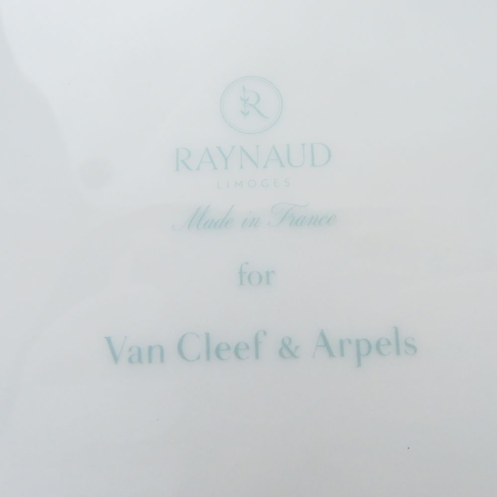 未使用 RAYNAUD レイノーリモージュ for ヴァンクリーフ &amp; アーペル 2024年イヤーズギフト 中皿 2枚 ペア コラボ 中皿 テーブルウェア SU11895R1 未使用 RAYNAUD レイノーリモージュ for ヴァンクリーフ