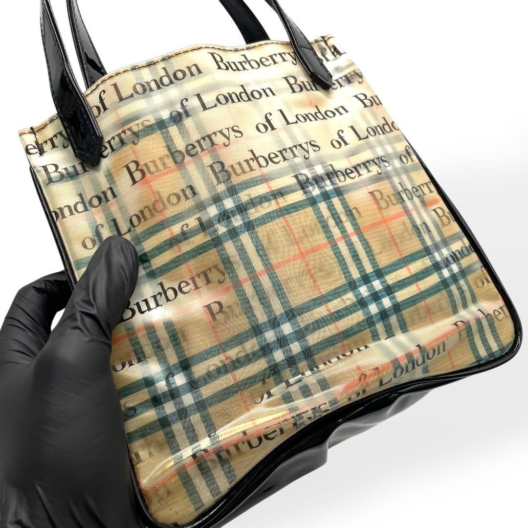 極美品 激レア Burberry トートバッグ レンチキュラー加工 騙し絵