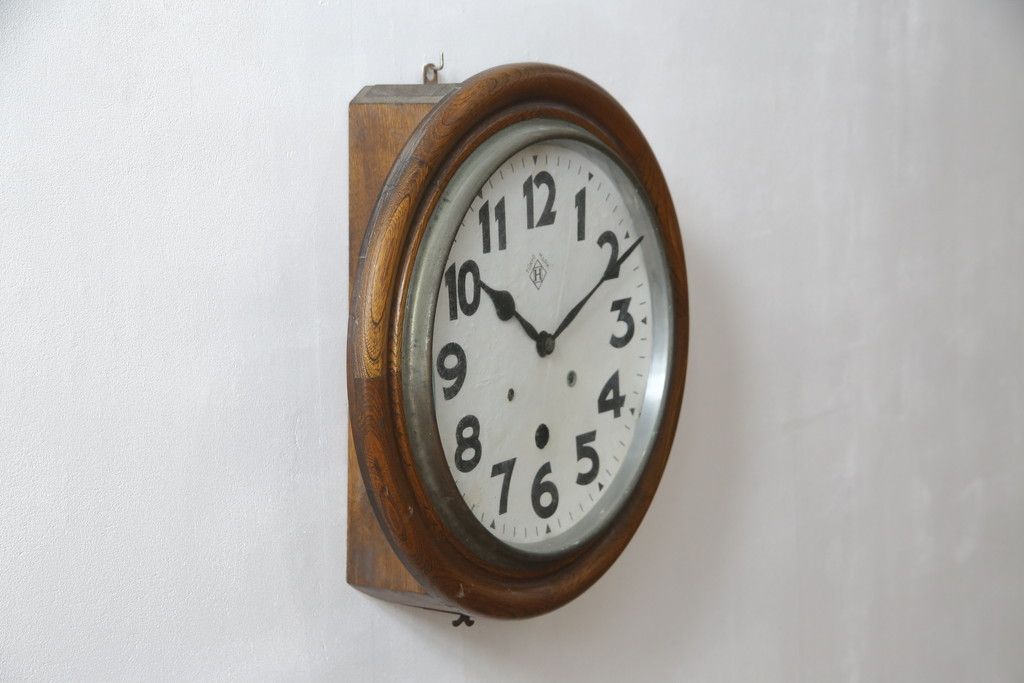 アンティーク アールデコ 冨尾時計地球鶏マーク 掛け時計 柱時計 振り子 ☆事前問合せ必須☆ TOKYO MARK 東京マーク TUKYO MARK 振り子