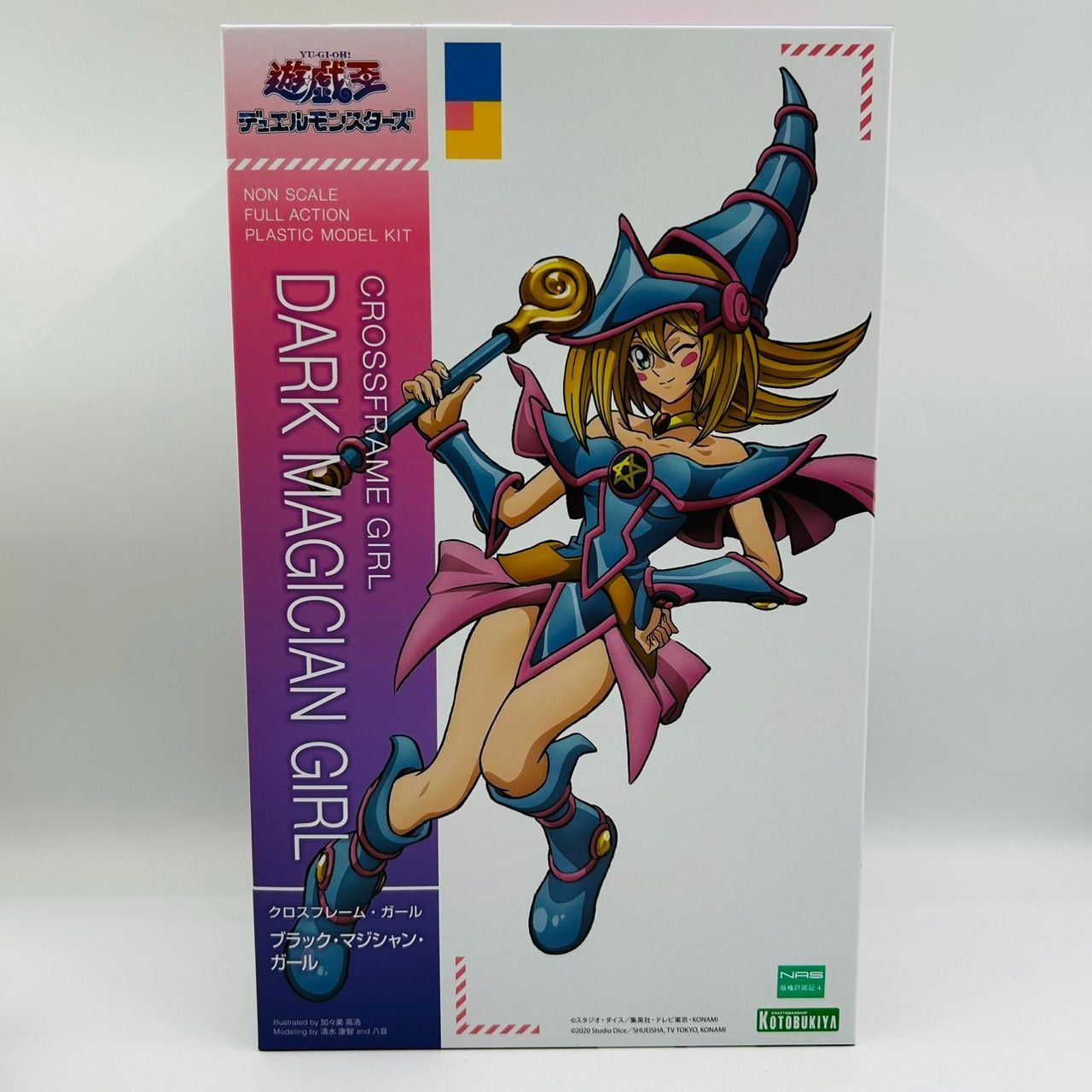 未開封】クロスフレーム・ガール ブラック・マジシャン・ガール 遊☆戯