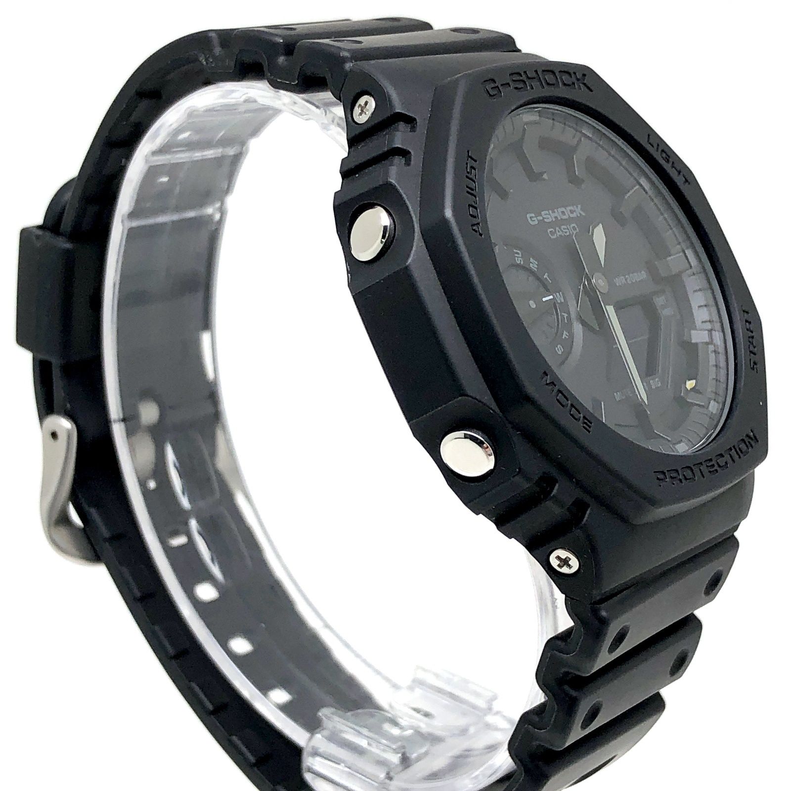 G-SHOCK ジーショック GA-2100-1A1 オクタゴンケース カシオーク アナデジ ダブルLEDライト ブラック 2019年8月発売