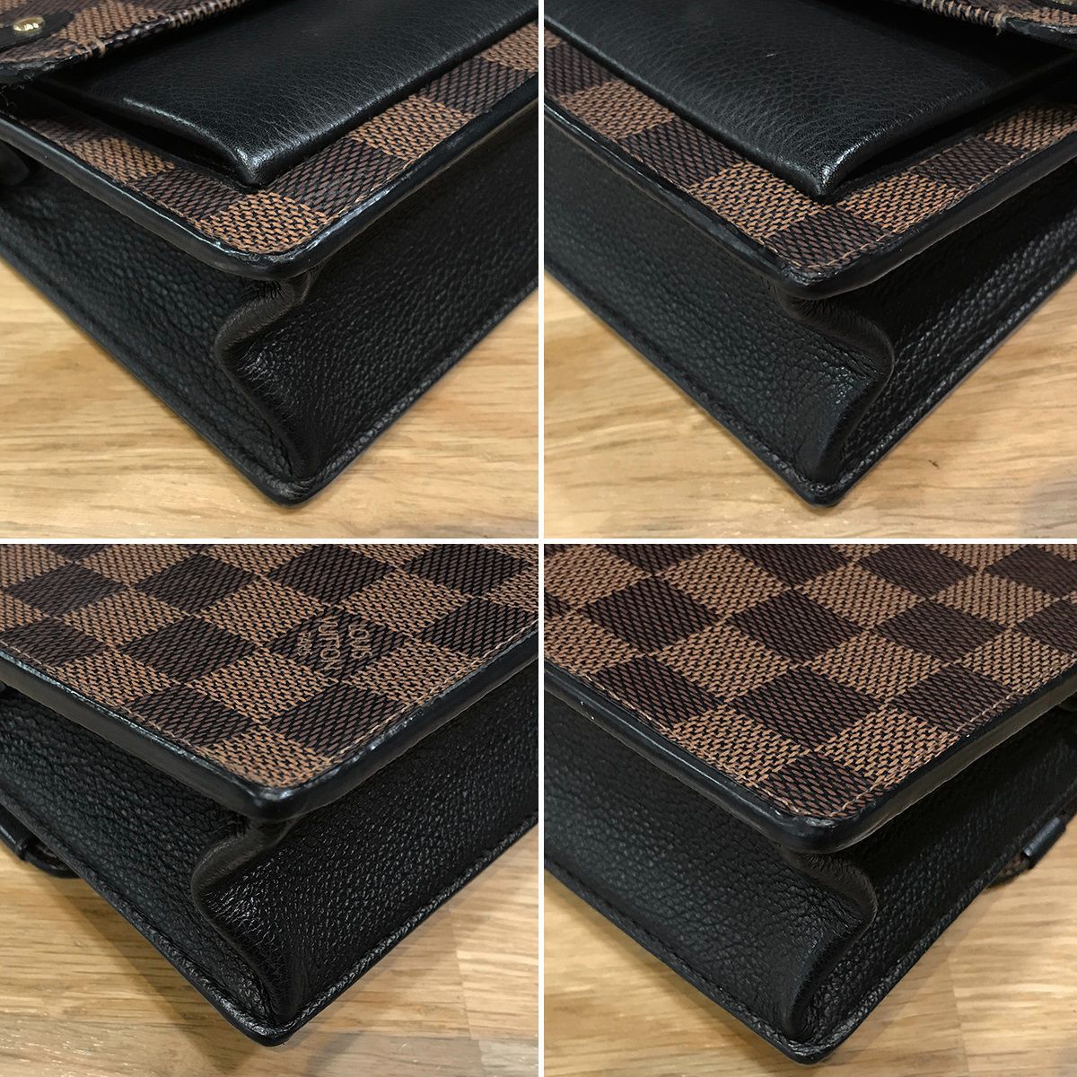 新品同様 ルイヴィトン ダミエ ポルトフォイユヴァヴァン チェーン