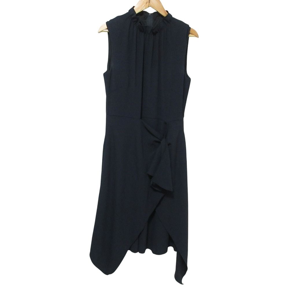 【新品タグ付】❣️フォクシーニューヨーク　ノースリーブ　ワンピース　ネイビー　40 FOXEY NEWYORK フォクシー ワンピース ネイビー 40 36461