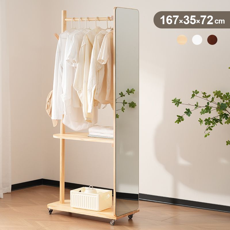 驚きの破格値，爆買い 鏡 姿見 玄関 全身 おしゃれ ハンガーラック