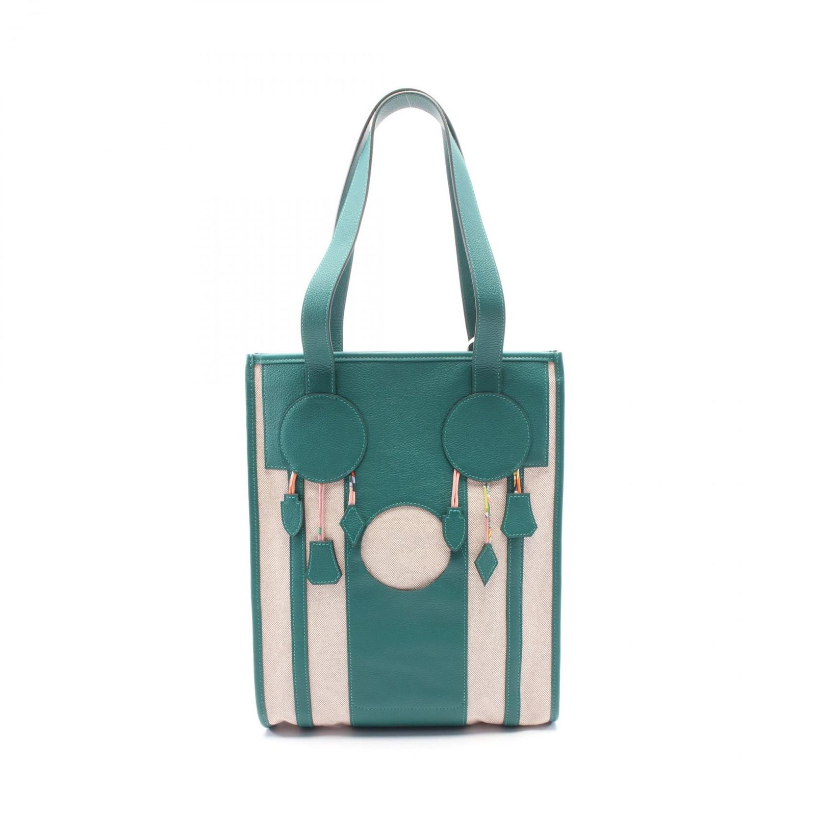 エルメス HERMES トートバッグ プティアッシュ ドリームキャッチャー ヴェールヴェルティゴ レザー プティアッシュ ドリームキャッチャートート ヴェールヴェルティゴ レディース Used A