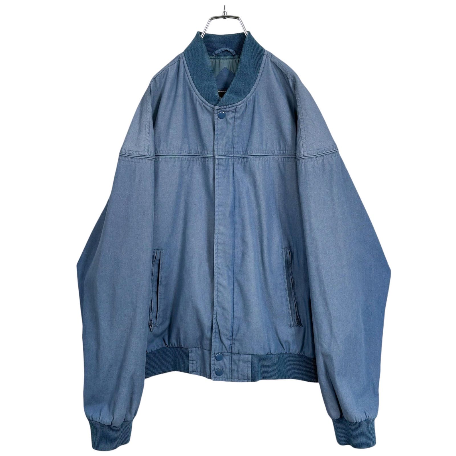 Vintage 80s-90'S Town Craft Derby Jacket with Cup Shoulder Strap, Men's Size Medium cotton navy blue type Vintage Second Hand