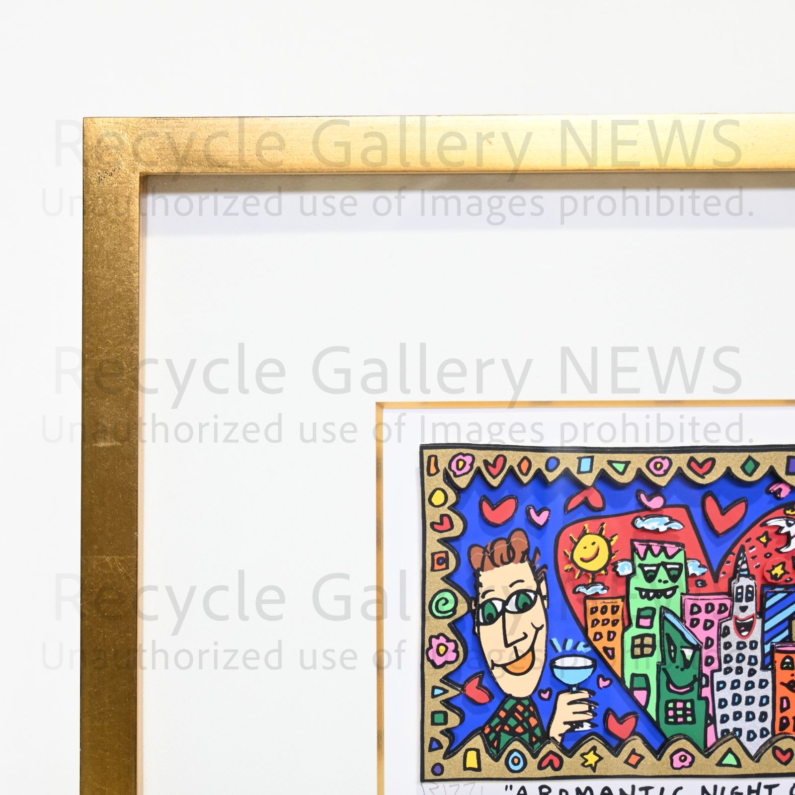 RIZZI ジェームス•リジィ A Romantic Night、、1994 James Rizzi