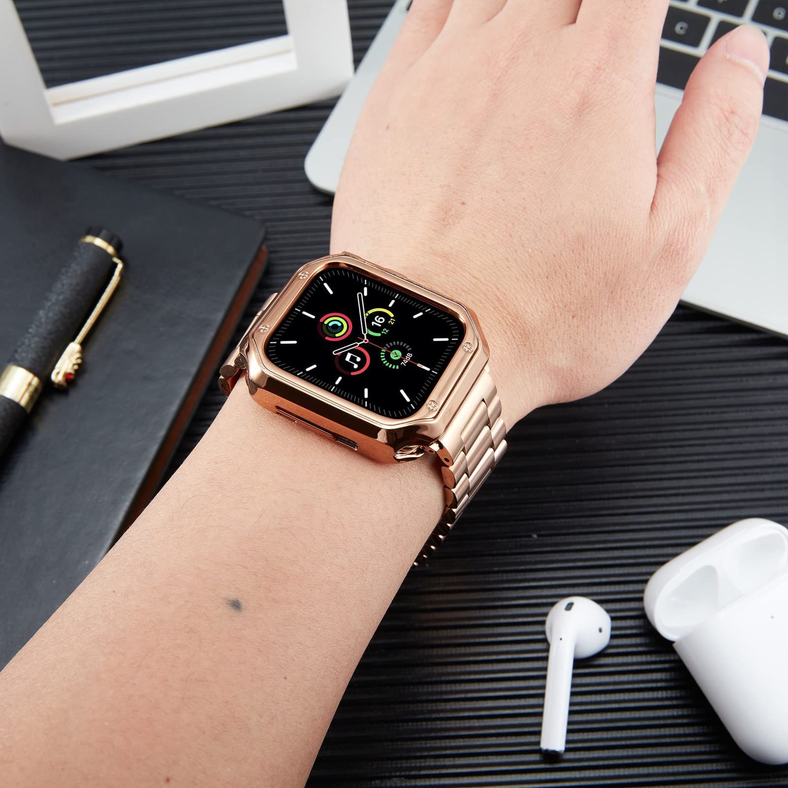 Apple Watch Series 3 38mm ゴールドセルラーモデル