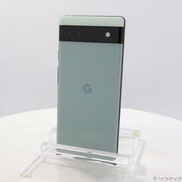 中古品〕 Google Pixel 6a 128GB セージ GB17L SIMフリー【344