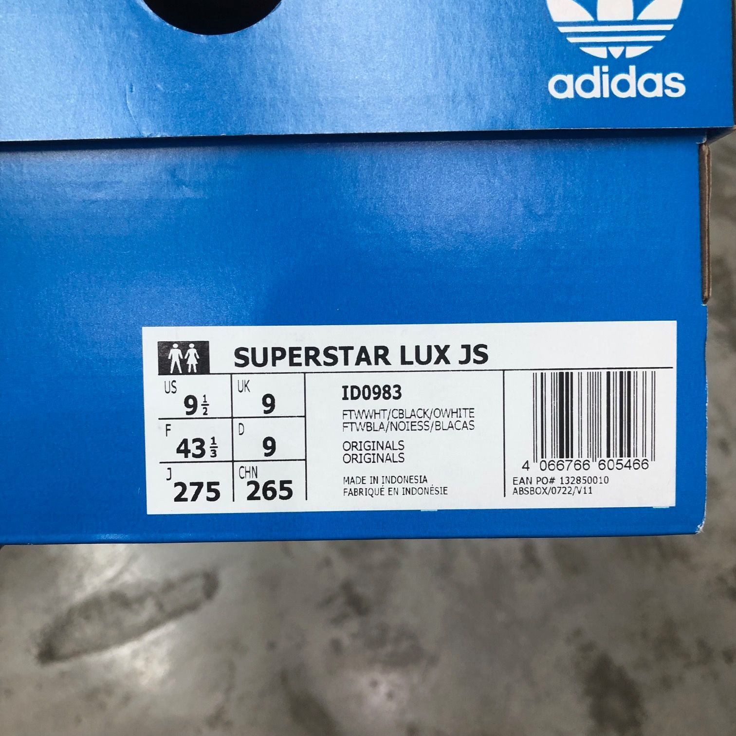 国内正規 ADIDAS SUPERSTAR LUX relume EXCLUSIVE ID0983 スーパー 