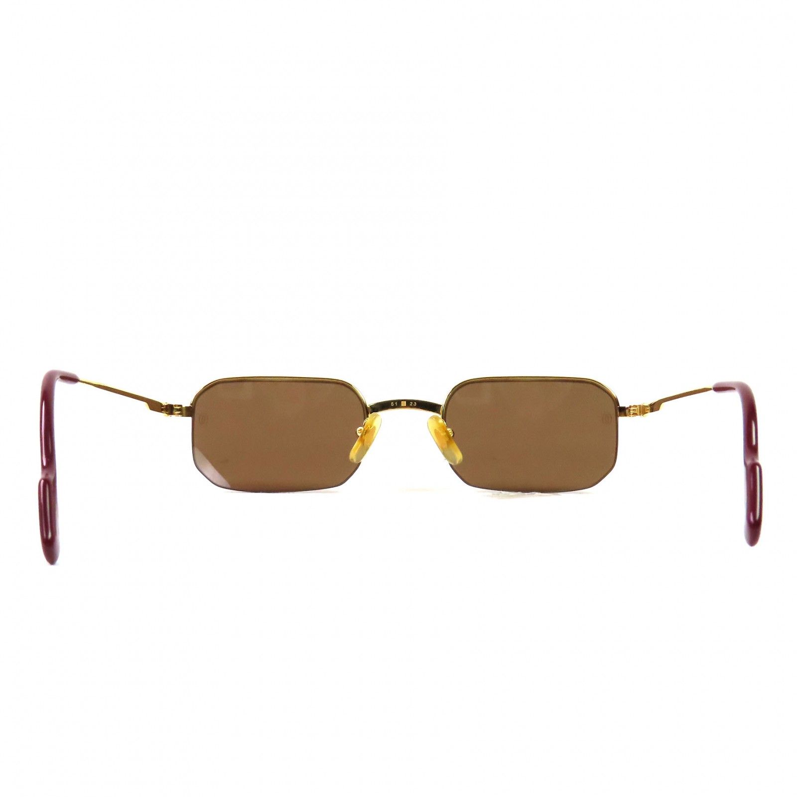 カルティエ［ティアドロップ］サングラス　トリニティ　ゴールドフレーム　眼鏡 カルティエ トリニティ サングラス 58□14 140 ティアドロップ 眼鏡