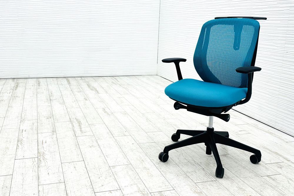 at オカムラ シルフィーチェア ローバック 固定肘 前傾機能 メッシュ