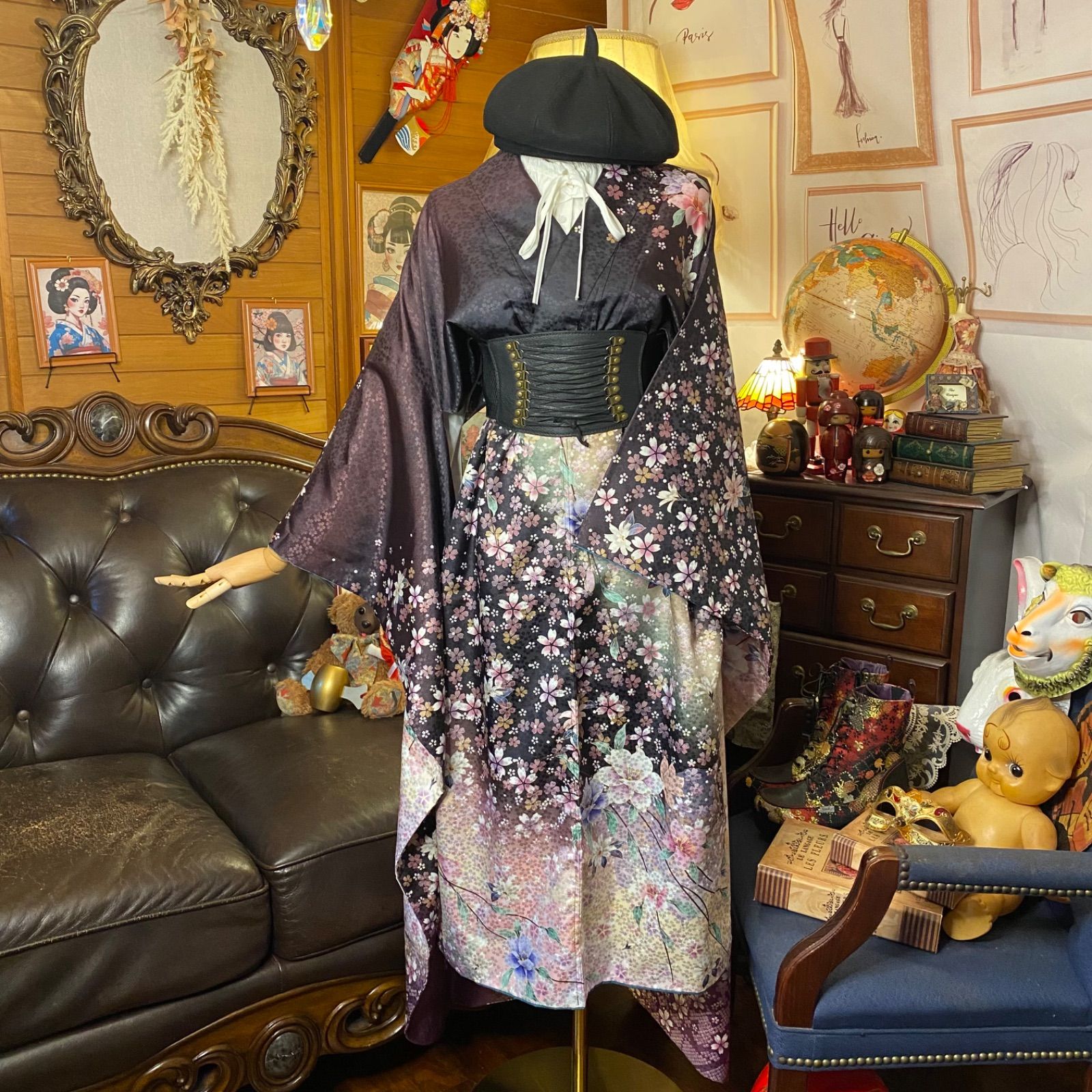 ゆっか★セミオーダー/留袖ワンピース N作 留袖ドレスオーダーメイド一覧 - 留袖ドレス・着物ドレス・着物