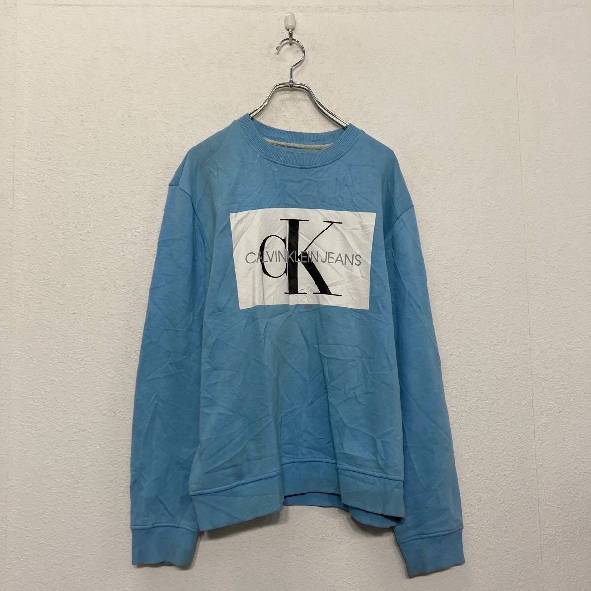 CALVIN KLEIN JEANS プリント スウェット トレーナー カルバンクライン 