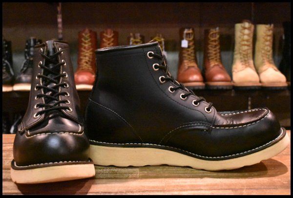 8D 良品 羽タグ】レッドウィング 8130 アイリッシュセッター 黒