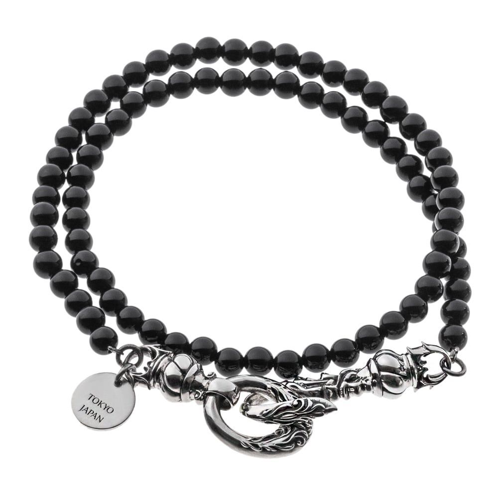 クラシカルフックオニキスダブルブレス アルテミスクラシック シルバーアクセサリー ジュエリーブランド