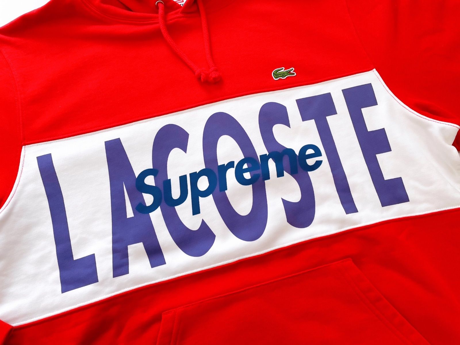 ☆美品☆ Supreme Lacoste パーカー - メルカリ