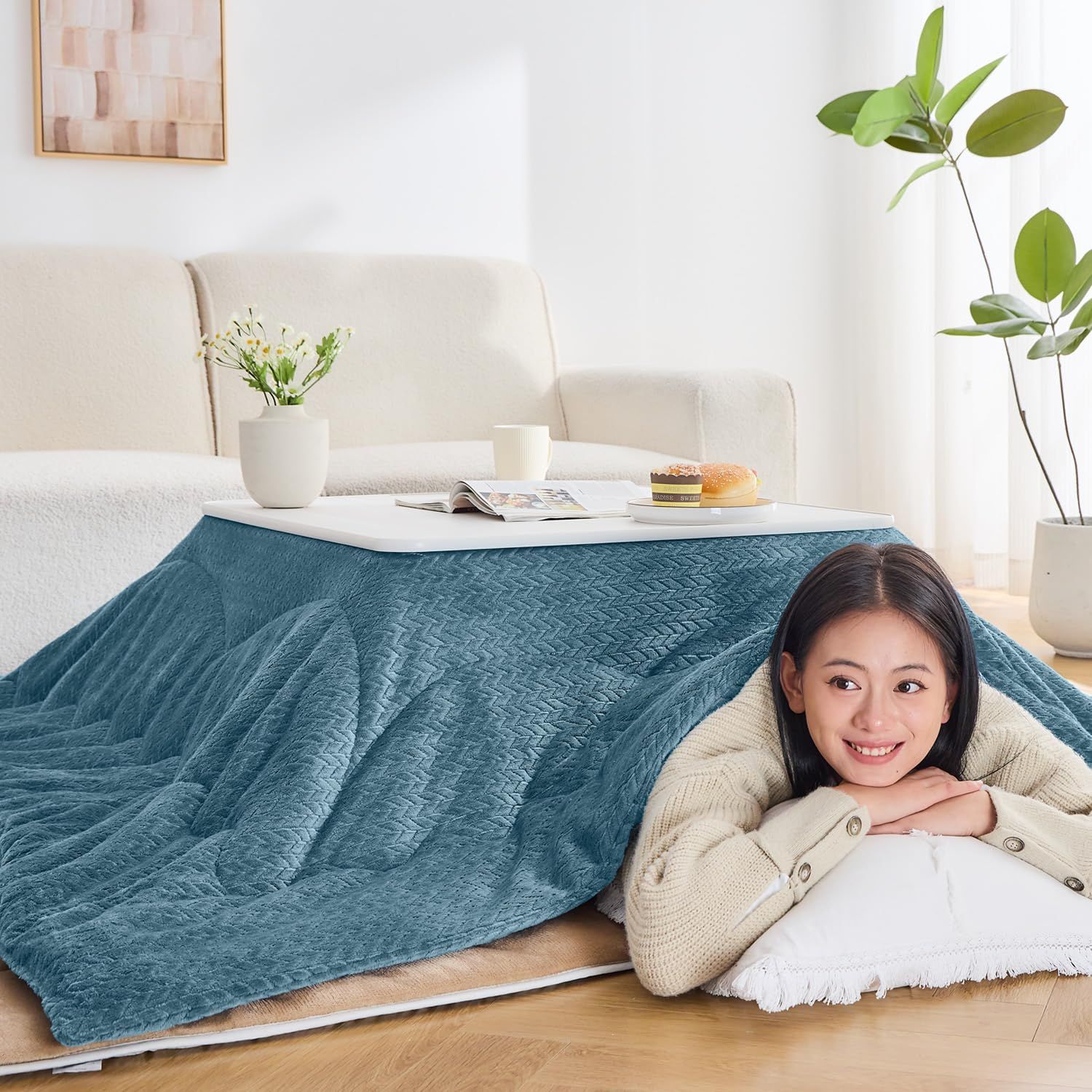 【特価セール】こたつ用布団 あったか こたつ掛け布団 ×240cm 高密度フランネル 190 リバーシブル 冬用 暖かいこたつふとん コタツふとん コタツ布団 洗える 静電気防止 長方形 薄型 こたつ布