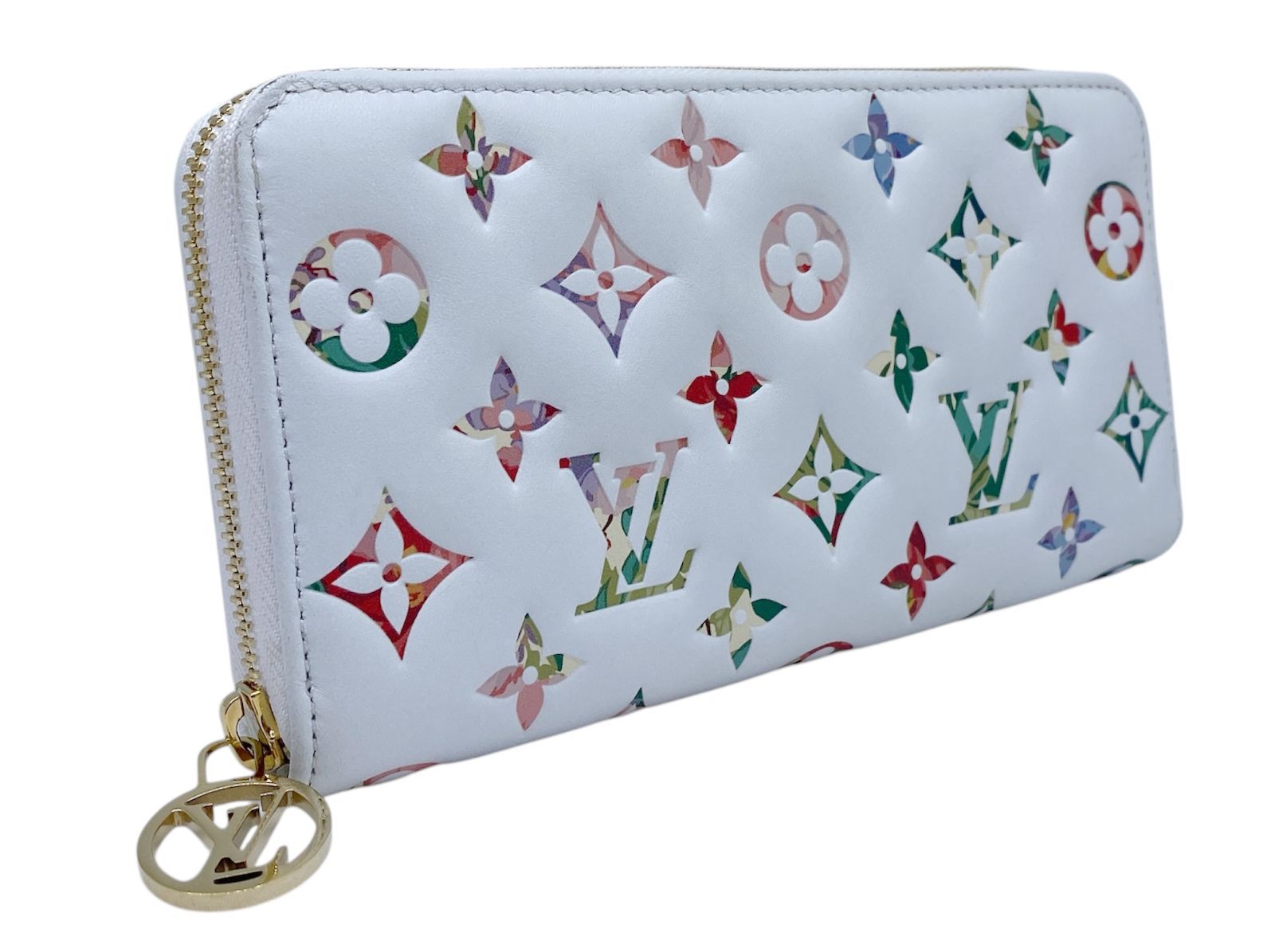 ルイヴィトン ジッピーウォレット マルチカラー ブラック モノグラム