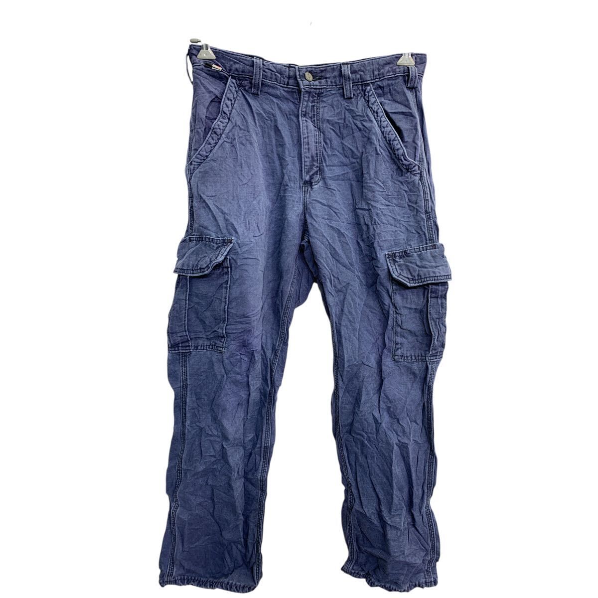 Carhartt ワークパンツ W32 カーハート カーゴパンツ ネイビー メキシコ製 古着卸 アメリカ仕入 2412-836