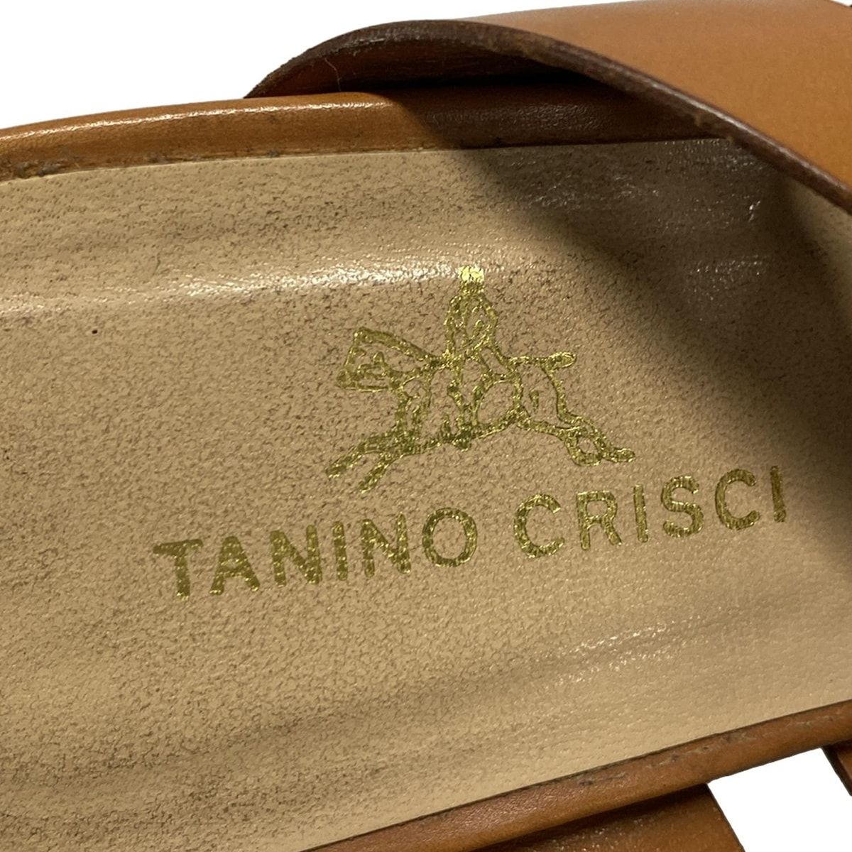 未使用　TANINO CRISCI タニノクリスチー レザー サンダル　36 TANINO CRISCI - □美品□ TANINO CRISCI タニノクリスチー