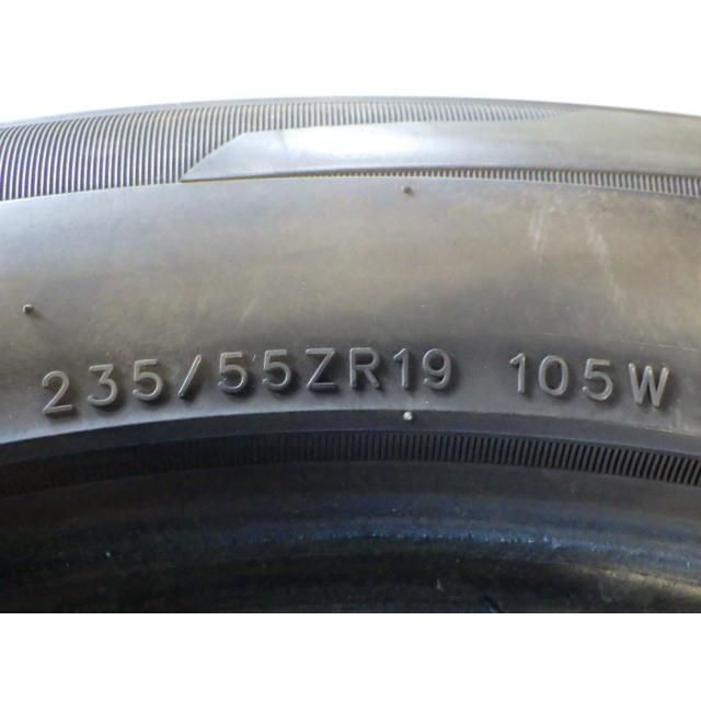 H126 T8207255 ◆2021 製造 約7.5部山◆momo A-LUSION M9◆235 55R19◆4本 FFCRYSTALESIA_COM