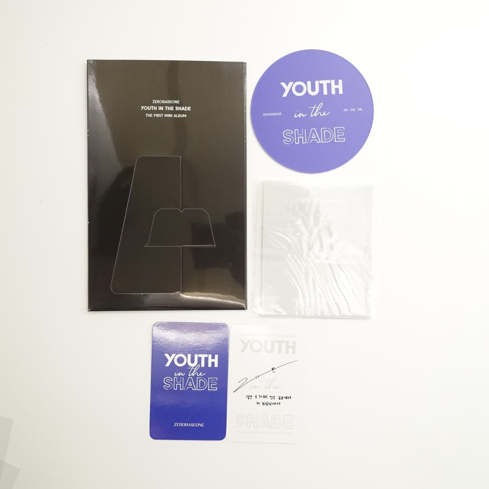 ZEROBASEONE ギュビン YOUTH IN THE SHADE AppleMusic 店舗特典