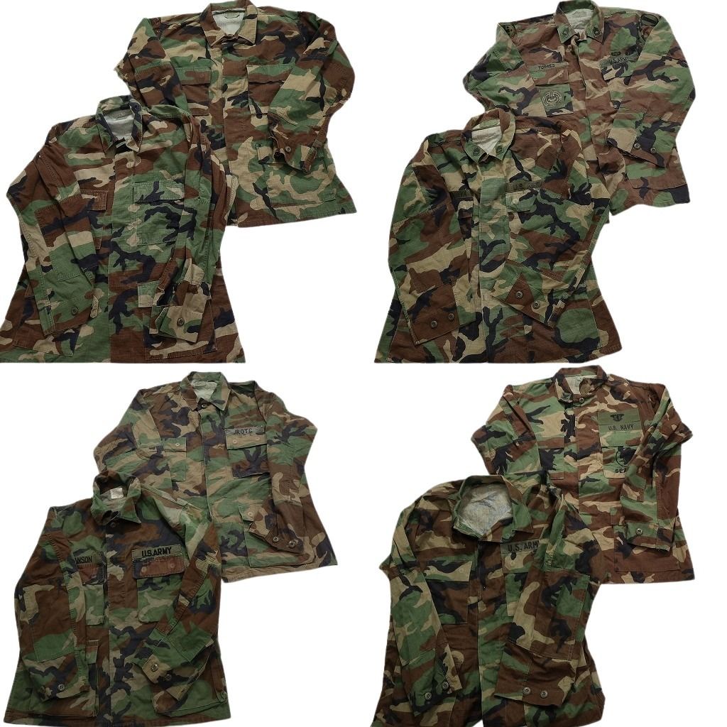ジャンク 米軍実物 BDU ジャケット ウッドランド 8枚まとめ売り ジャンク 米軍実物 BDU ジャケット ウッドランド 8枚まとめ売り