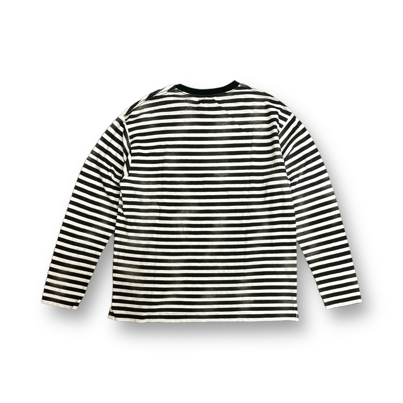 定価16500円 新品 MINEDENIM Hazy Border L/S T-SH ボーダー